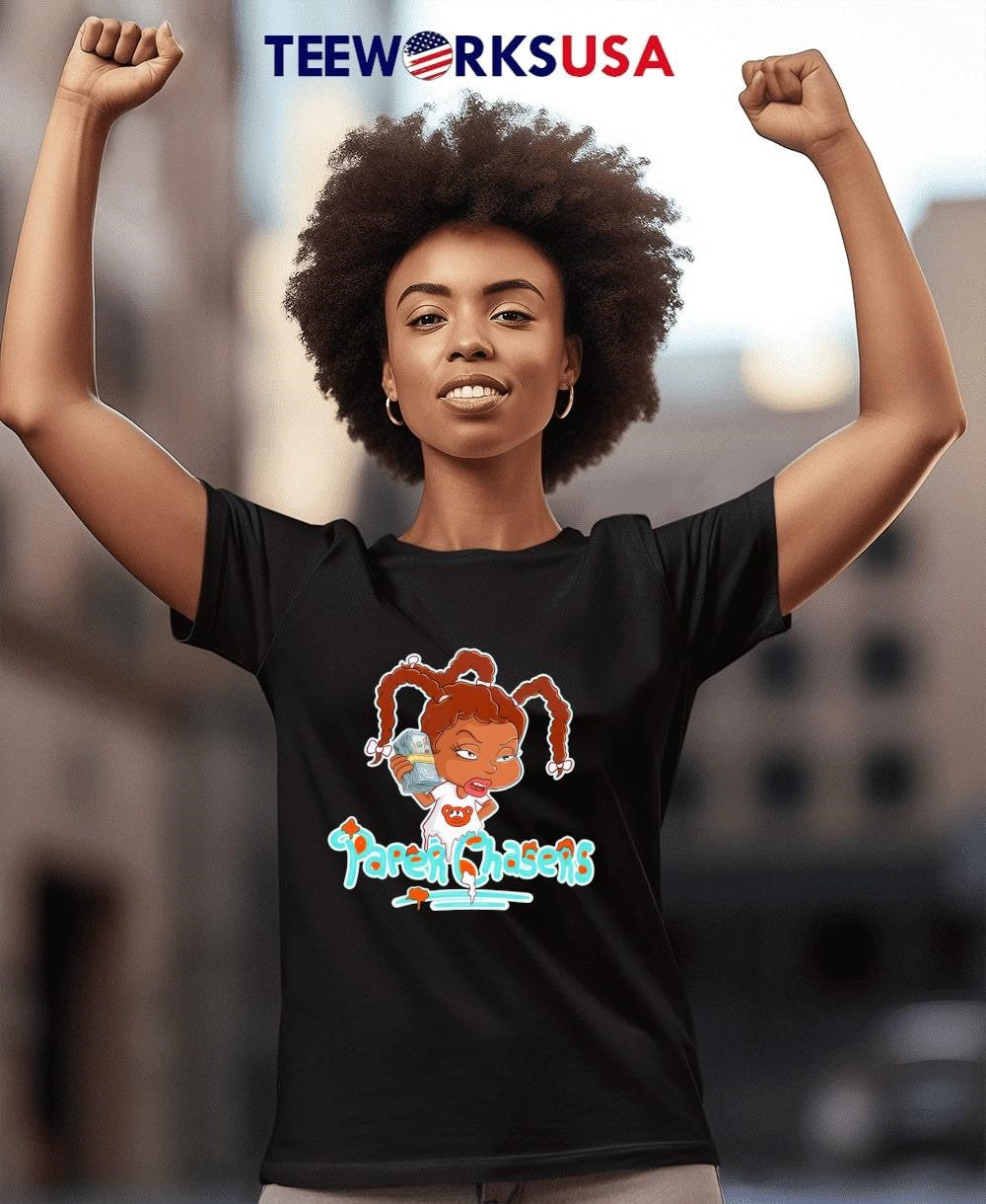 Miami Dolphins Paper Chasers cartoon - Adult & Kids T-Shirts, Sweatshirts & Hoodies apparel design preview 4