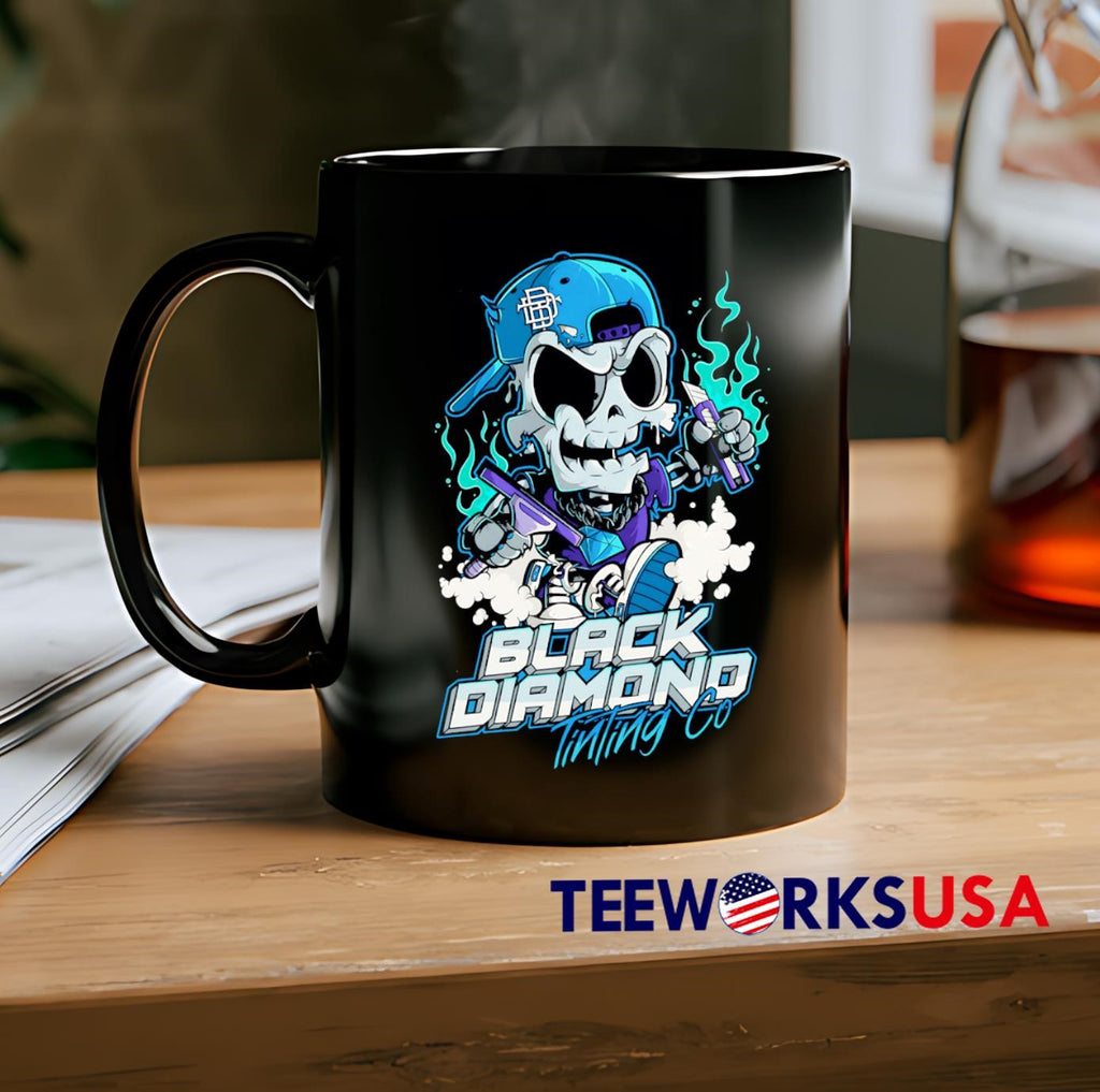 Black Diamond Tinting Co skeleton - Adult & Kids T-Shirts, Sweatshirts & Hoodies apparel design preview 2