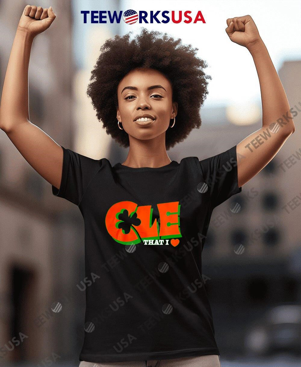 Cle That I Love Shamrock - Adult & Kids T-Shirts, Sweatshirts & Hoodies apparel design preview 7