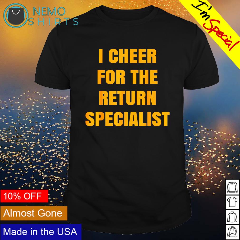 I cheer for the return specialist - Adult & Kids T-Shirts, Sweatshirts & Hoodies product image 1