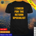 I cheer for the return specialist - Adult & Kids T-Shirts, Sweatshirts & Hoodies product image 1