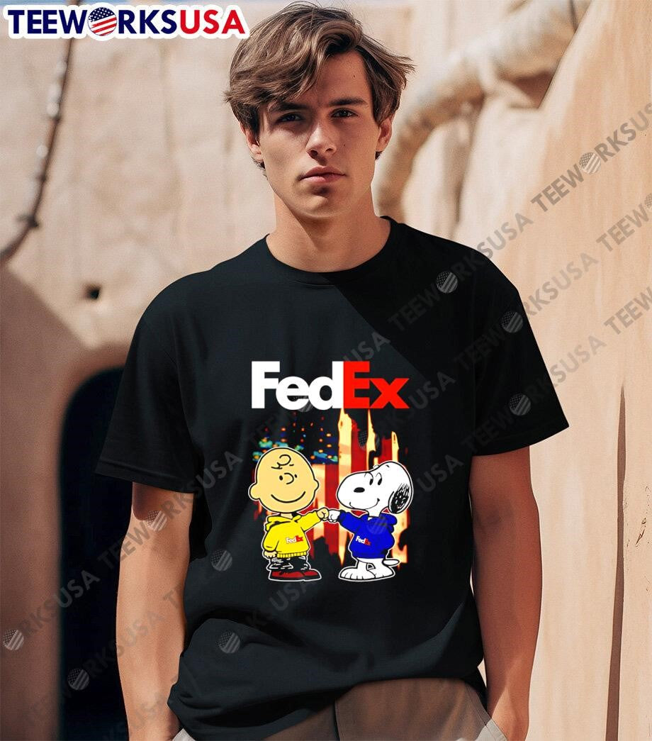 FEDEX Charlie Brown and Snoopy - Adult & Kids T-Shirts, Sweatshirts & Hoodies apparel design preview 1