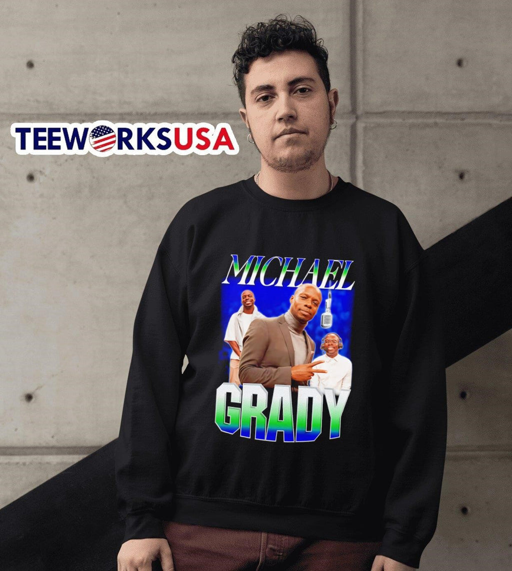 Michael Grady 90s graphic - Adult & Kids T-Shirts, Sweatshirts & Hoodies apparel design preview 6