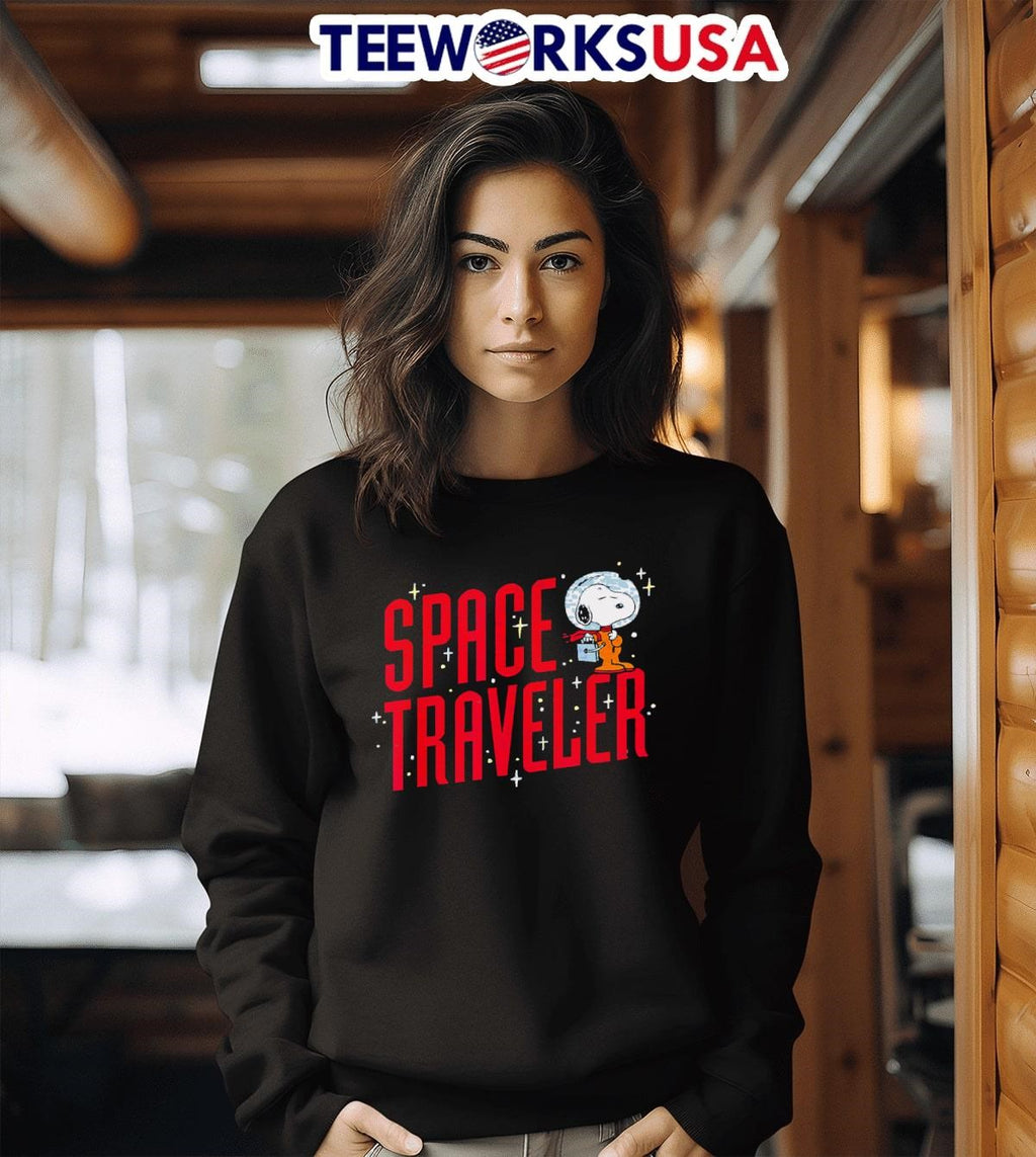 Peanuts Snoopy the space traveler - Adult & Kids T-Shirts, Sweatshirts & Hoodies apparel design preview 3