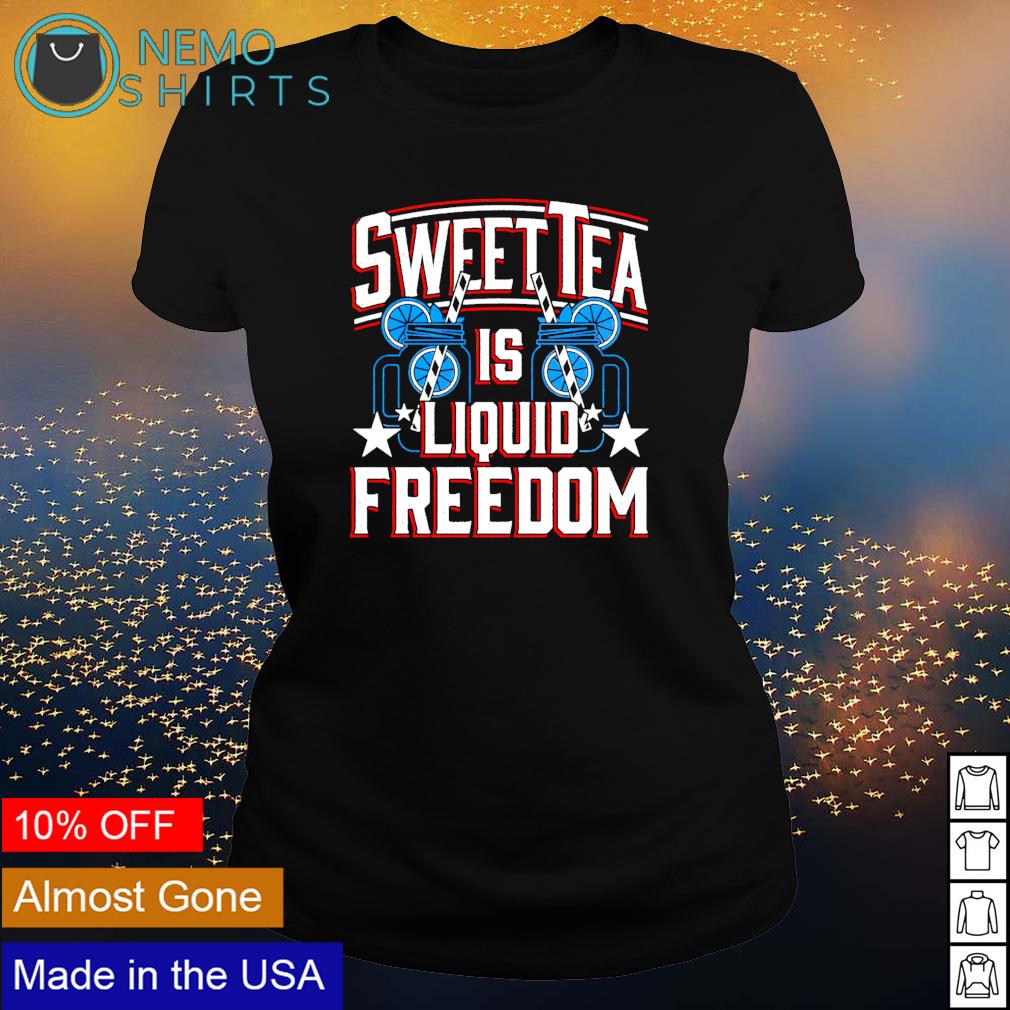 Sweet tea is liquid freedom 4th of July - Adult & Kids T-Shirts, Sweatshirts & Hoodies apparel design preview 3