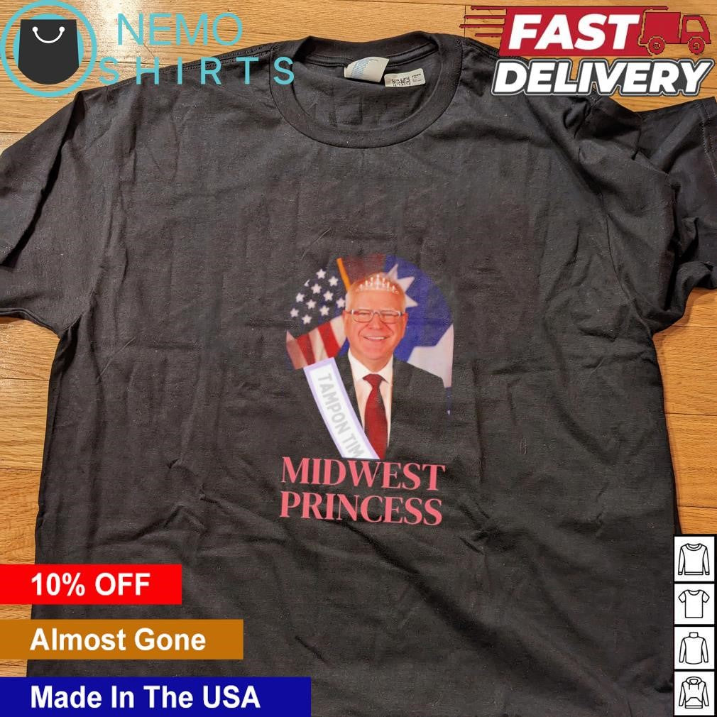 Tim Walz midwest princess - Adult & Kids T-Shirts, Sweatshirts & Hoodies apparel design preview 4