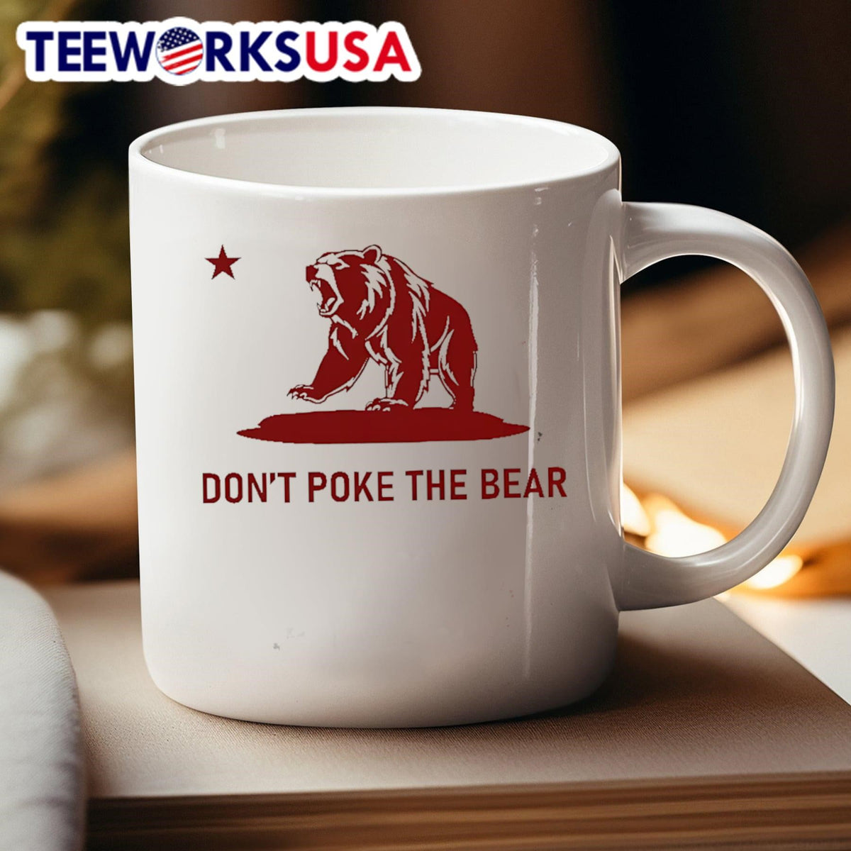 Don't Poke the Bear California - Adult & Kids T-Shirts, Sweatshirts & Hoodies apparel design preview 4