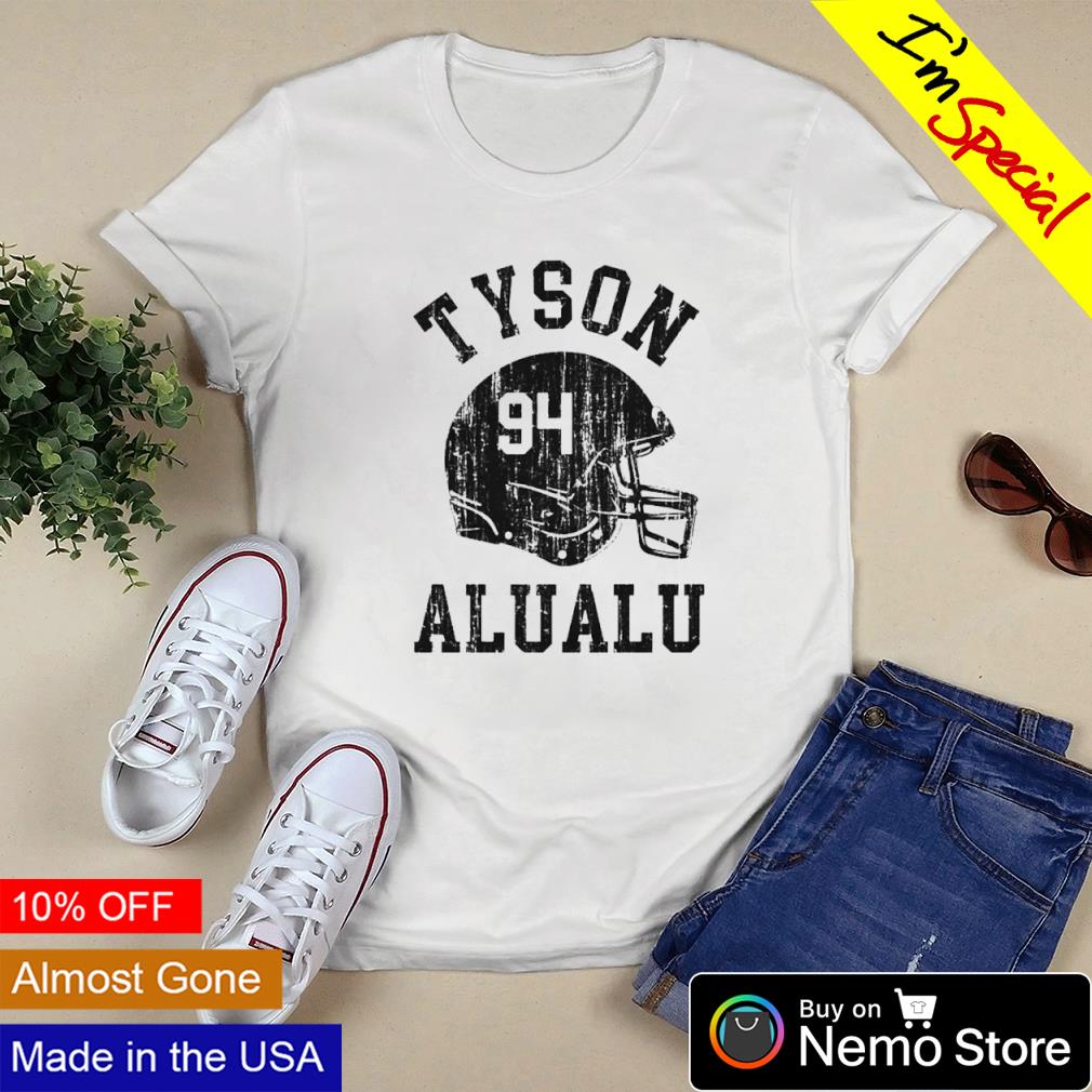 Tyson Alualu 94 Pittsburgh helmet - Adult & Kids T-Shirts, Sweatshirts & Hoodies apparel design preview 3