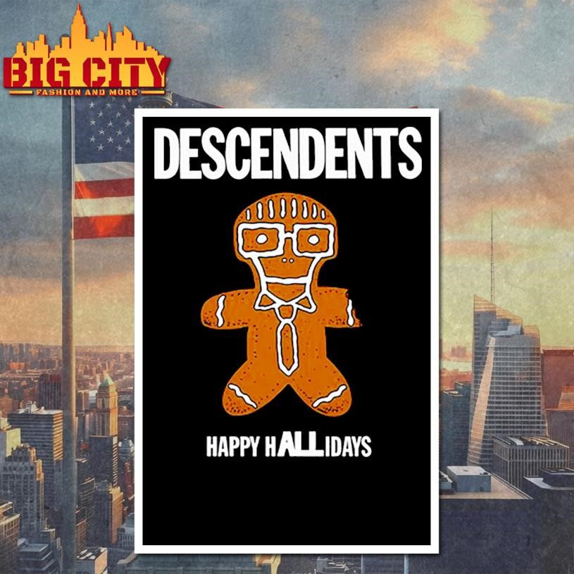 Descendents Happy HALLidays - Adult & Kids T-Shirts, Sweatshirts & Hoodies apparel design preview 4