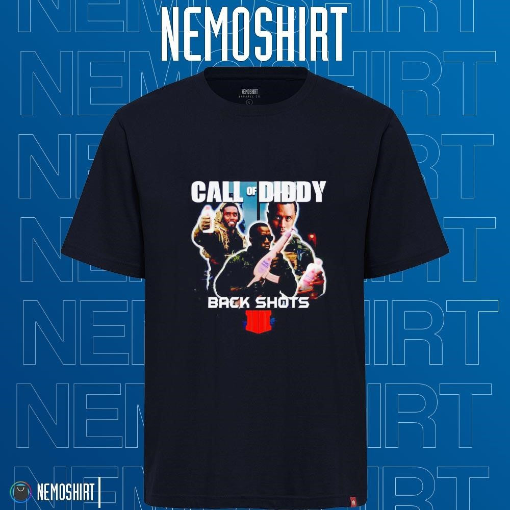Call of Diddy backshots bootleg - Adult & Kids T-Shirts, Sweatshirts & Hoodies apparel design preview 1