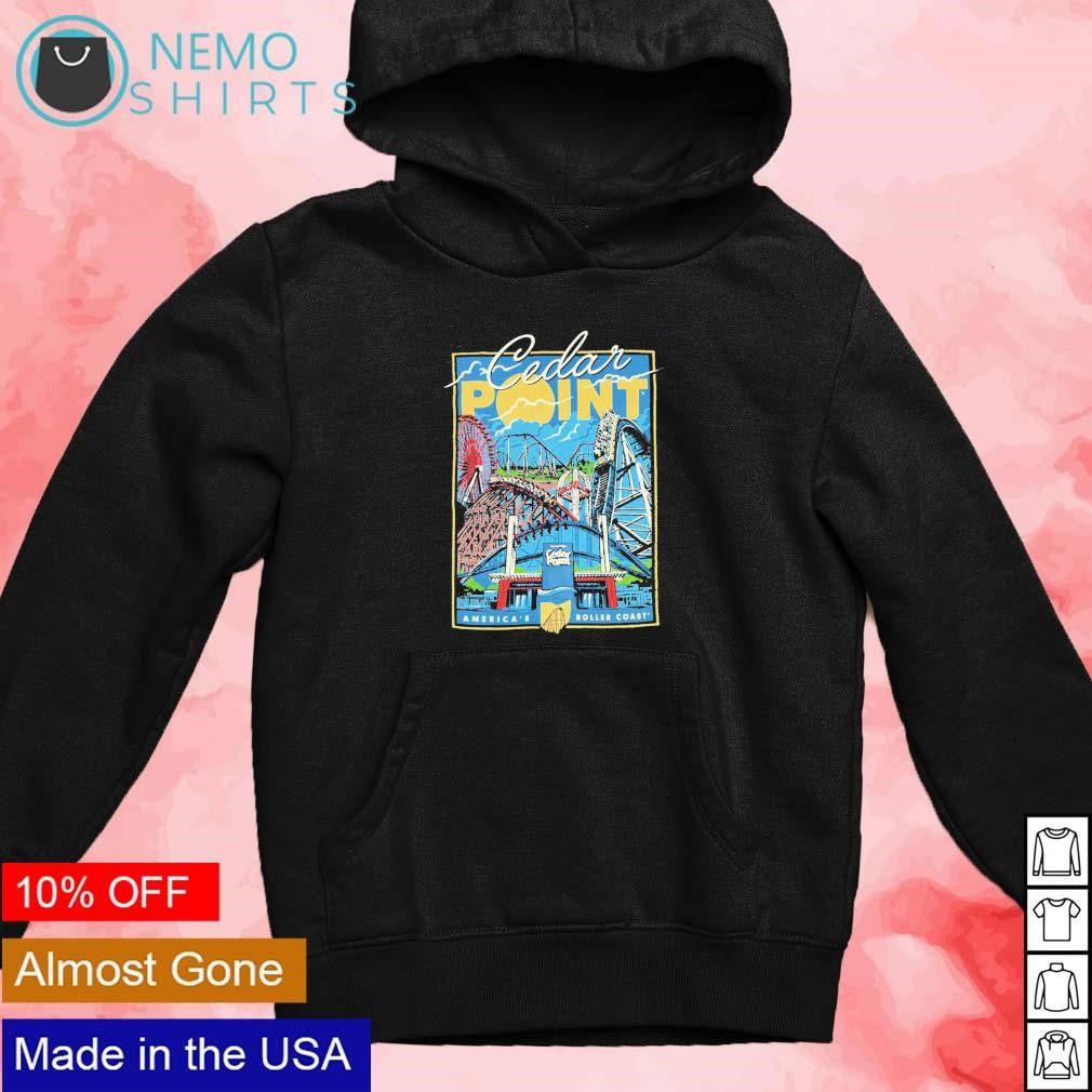 Cedar point vibes Americas roller coast - Adult & Kids T-Shirts, Sweatshirts & Hoodies apparel design preview 4