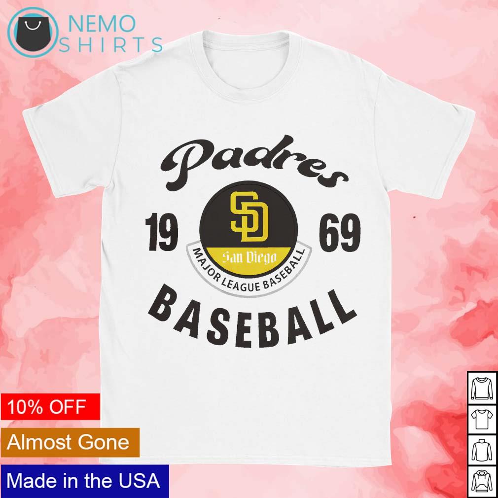 San Diego Padres major league baseball since 1969 - Adult & Kids T-Shirts, Sweatshirts & Hoodies apparel design preview 1