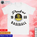 San Diego Padres major league baseball since 1969 - Adult & Kids T-Shirts, Sweatshirts & Hoodies apparel design preview 1