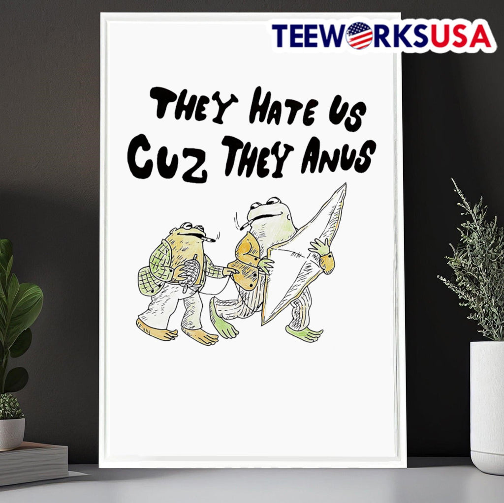 They hate us cuz anus frog - Adult & Kids T-Shirts, Sweatshirts & Hoodies apparel design preview 6