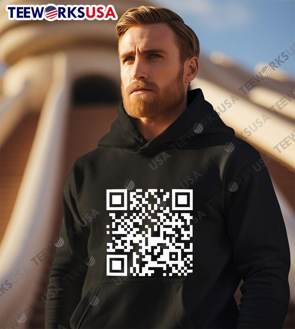 Trump YMCA Troll Dancing QR Code - Adult & Kids T-Shirts, Sweatshirts & Hoodies apparel design preview 3