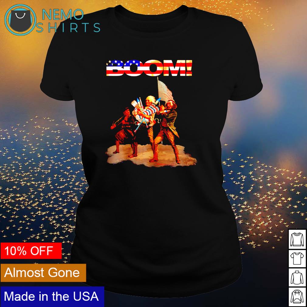 Boom Spirit '76 4th of July - Adult & Kids T-Shirts, Sweatshirts & Hoodies apparel design preview 3