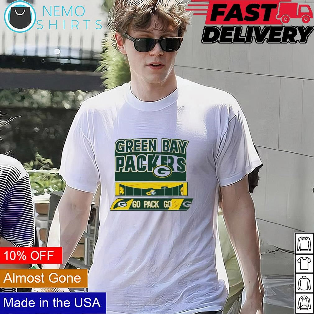 Green Bay Packers go pack - Adult & Kids T-Shirts, Sweatshirts & Hoodies apparel design preview 1