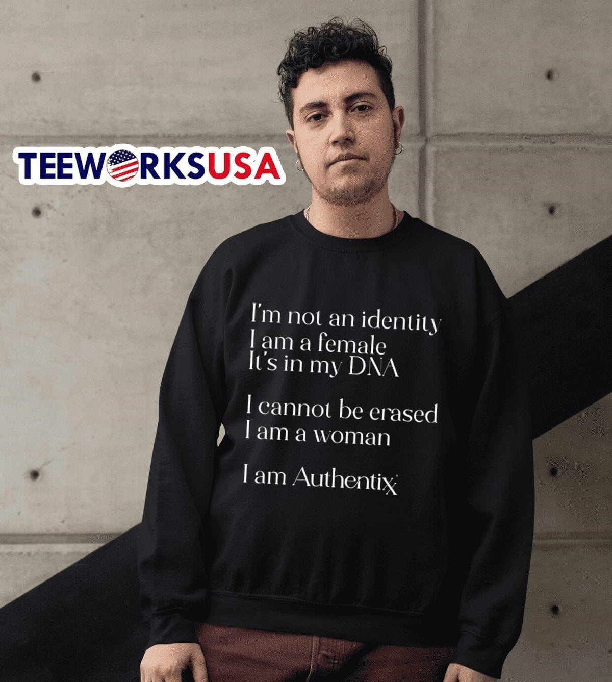 I'm Not An Identity I Am A Female It's In My Dna - Adult & Kids T-Shirts, Sweatshirts & Hoodies apparel design preview 6