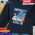 Detroit Lions football autumn - Adult & Kids T-Shirts, Sweatshirts & Hoodies apparel design preview 1