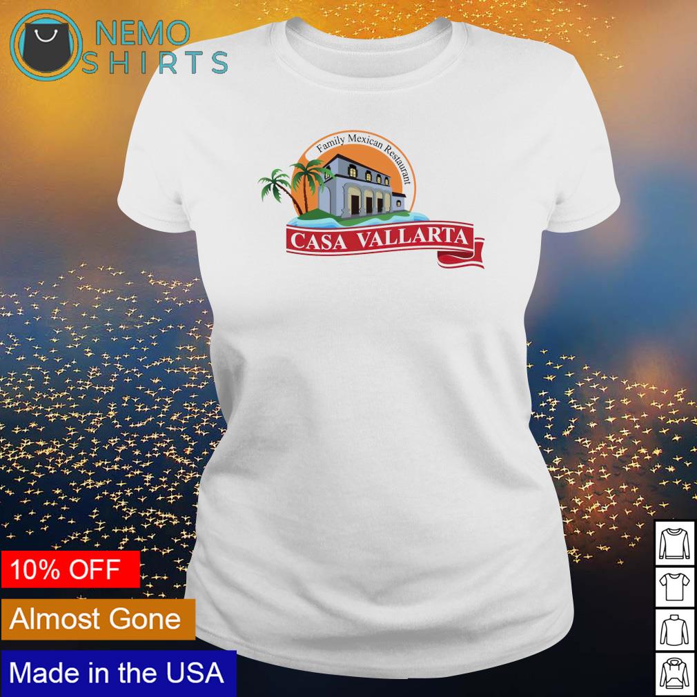 Casa Vallarta Mexican food - Adult & Kids T-Shirts, Sweatshirts & Hoodies apparel design preview 3