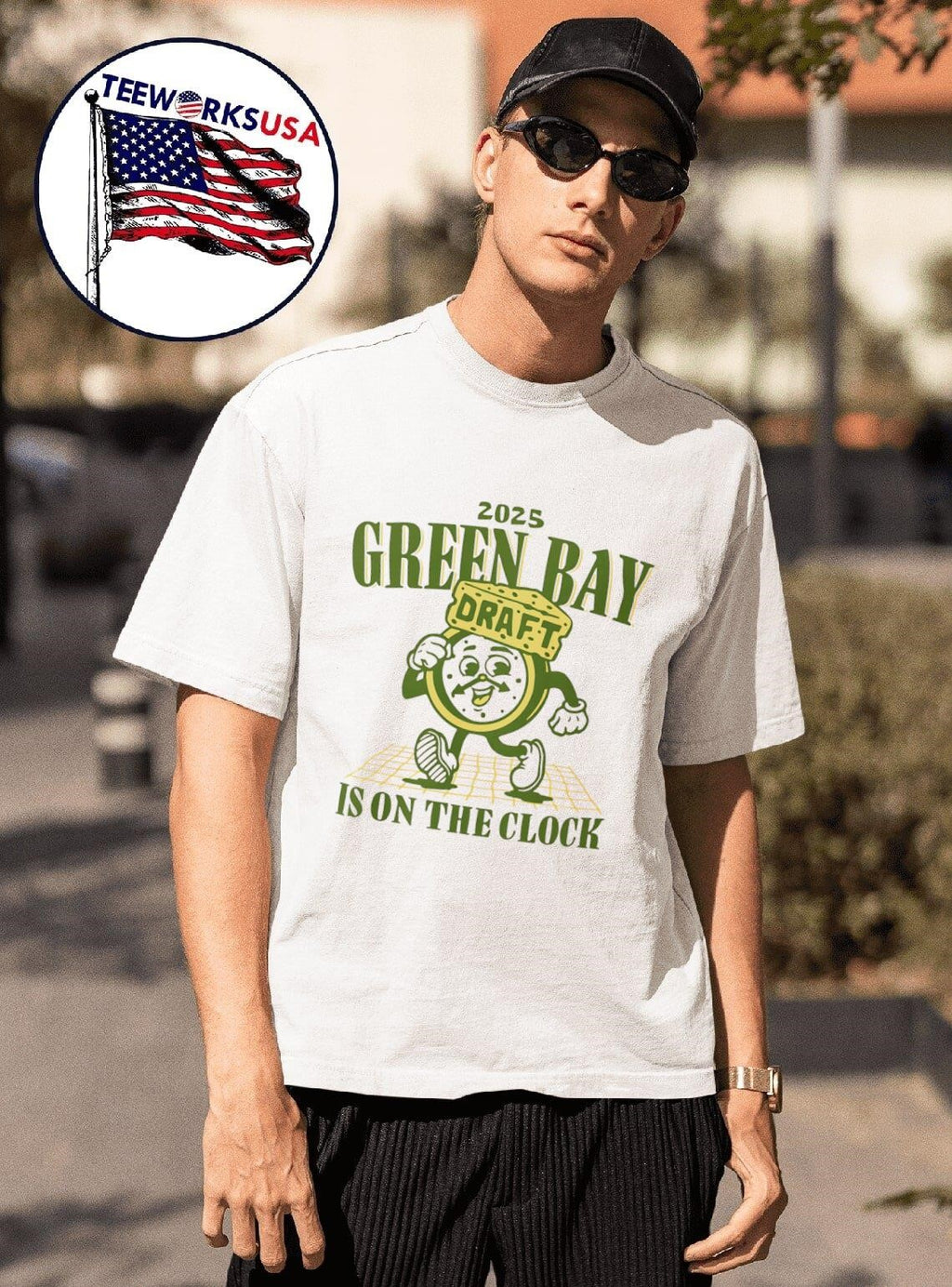 2025 Green Bay is on the clock - Adult & Kids T-Shirts, Sweatshirts & Hoodies apparel design preview 1