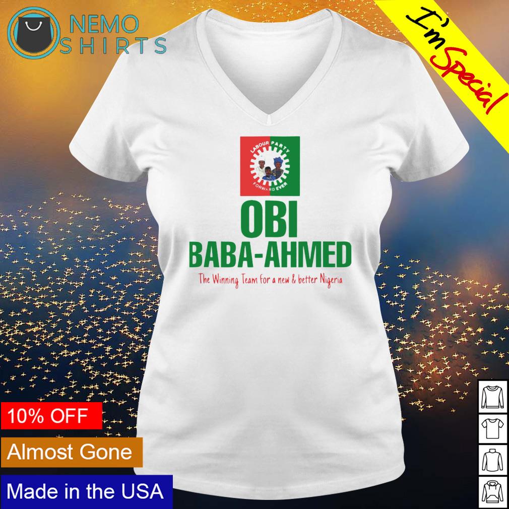 Obi Baba-Ahmed the winning team for a new and better - Adult & Kids T-Shirts, Sweatshirts & Hoodies apparel design preview 5