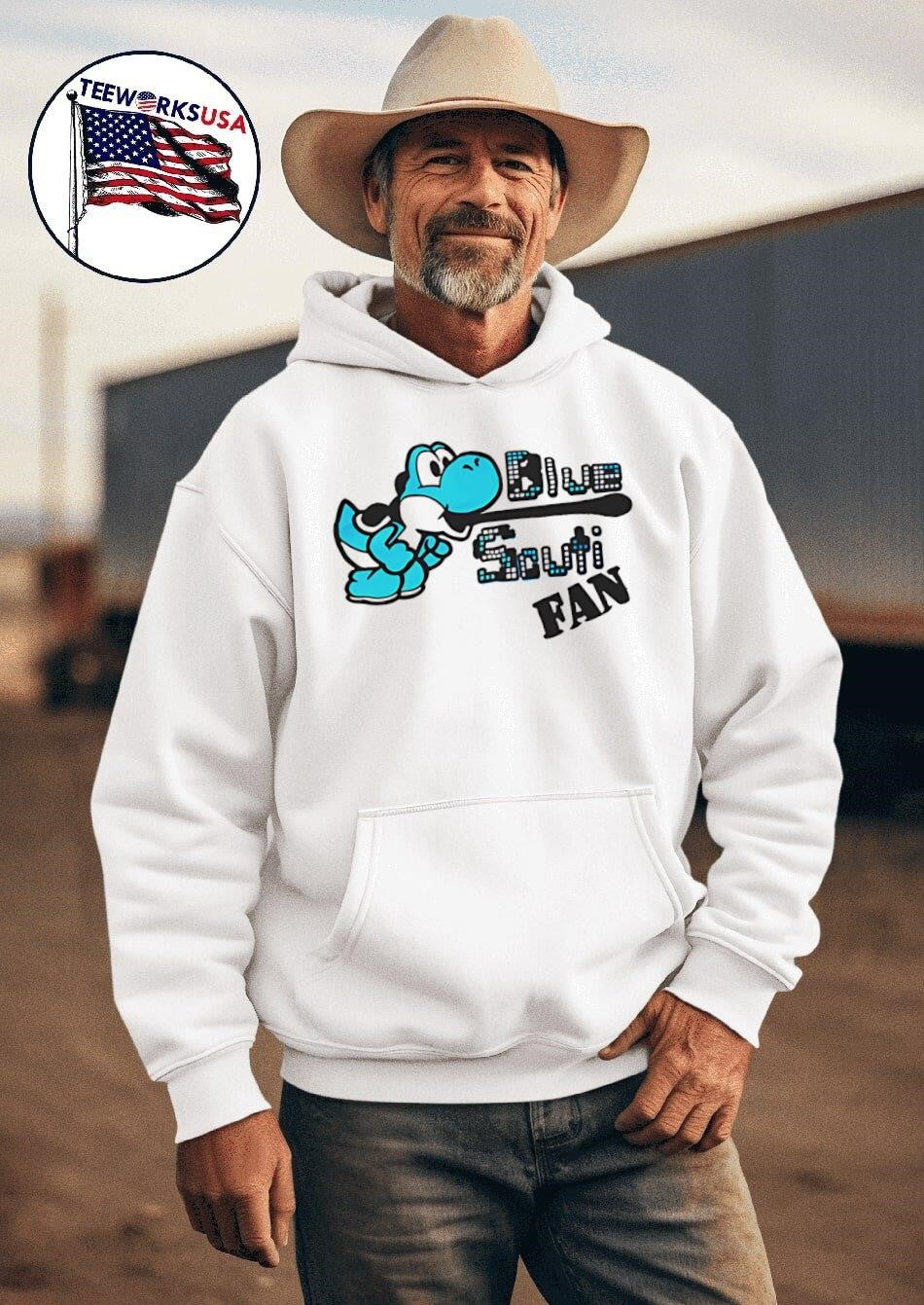 Blue Scuti fan - Adult & Kids T-Shirts, Sweatshirts & Hoodies apparel design preview 2