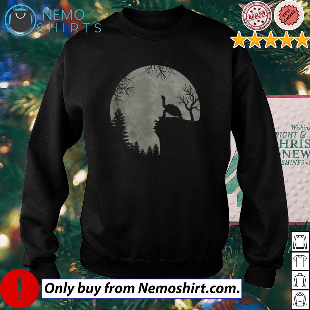 Howling turtle the moon - Adult & Kids T-Shirts, Sweatshirts & Hoodies apparel design preview 4