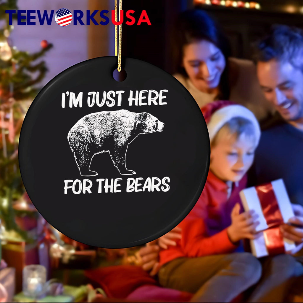 I'm Just Here For The Bears - Adult & Kids T-Shirts, Sweatshirts & Hoodies apparel design preview 4