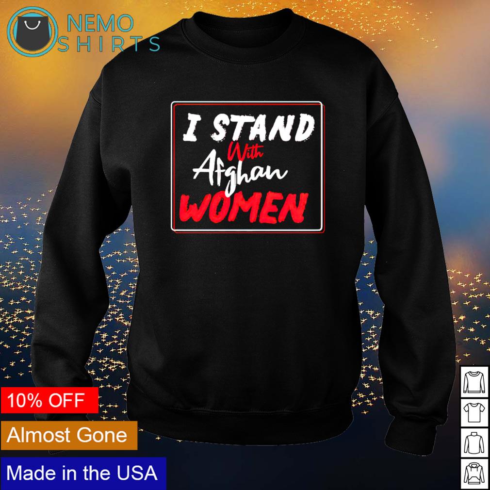 I stand with Afghan women - Adult & Kids T-Shirts, Sweatshirts & Hoodies apparel design preview 4