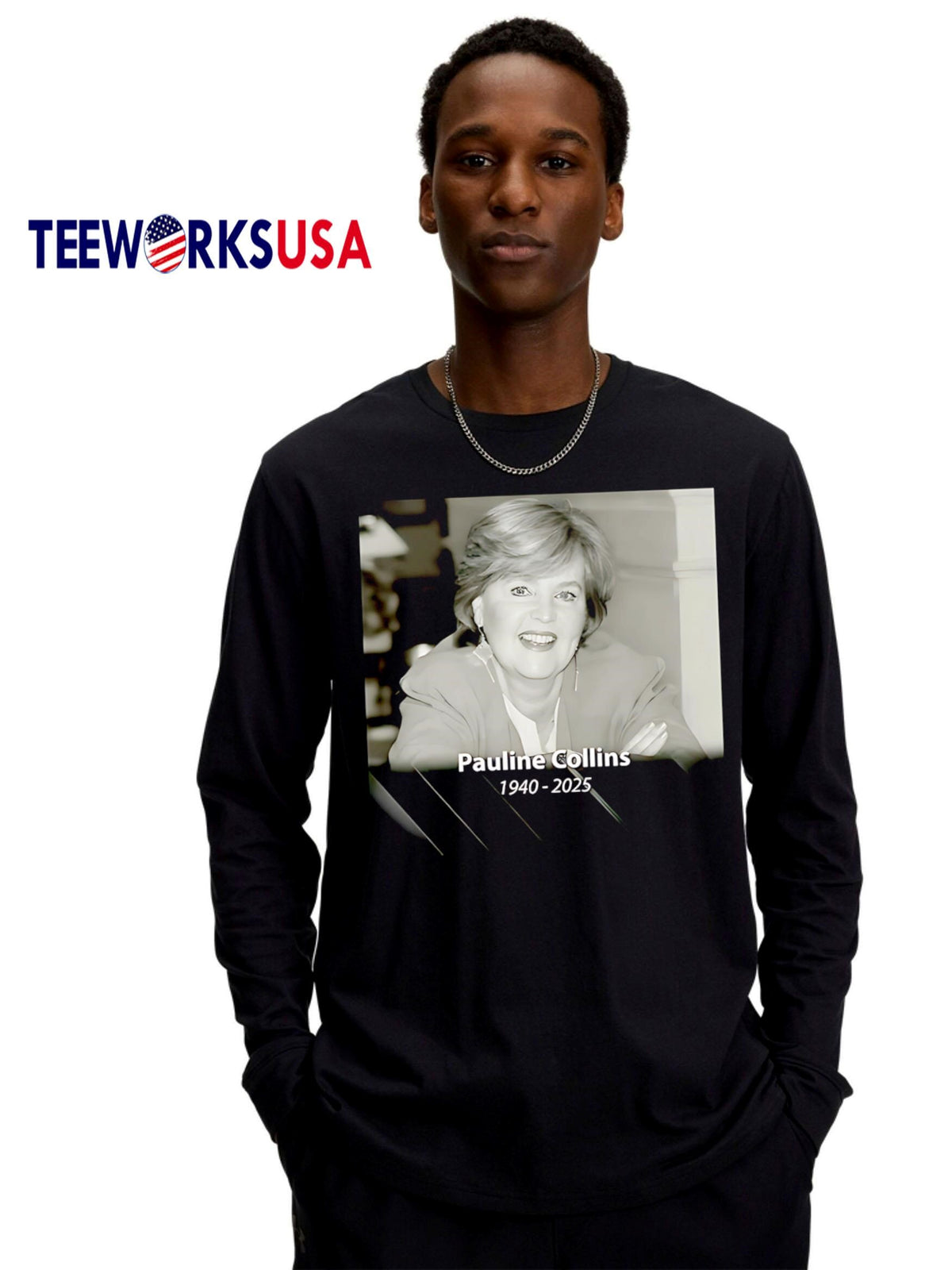 Rip Pauline Collins Died At 85 1940-2025 Memorial - Adult & Kids T-Shirts, Sweatshirts & Hoodies apparel design preview 4