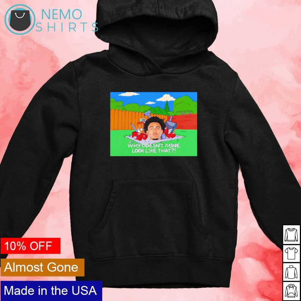 The Simpsons Bryce Young why doesn't mine look like - Adult & Kids T-Shirts, Sweatshirts & Hoodies apparel design preview 4