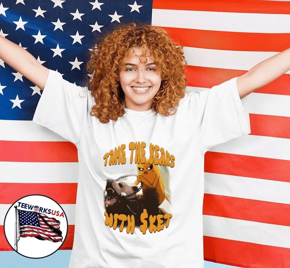 Tame the Bear with Sket - Adult & Kids T-Shirts, Sweatshirts & Hoodies apparel design preview 7