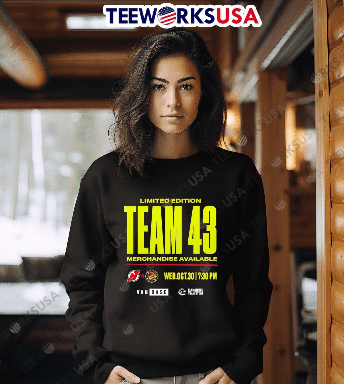 Vancouver Canucks Fire Rescue Team 43 - Adult & Kids T-Shirts, Sweatshirts & Hoodies apparel design preview 6