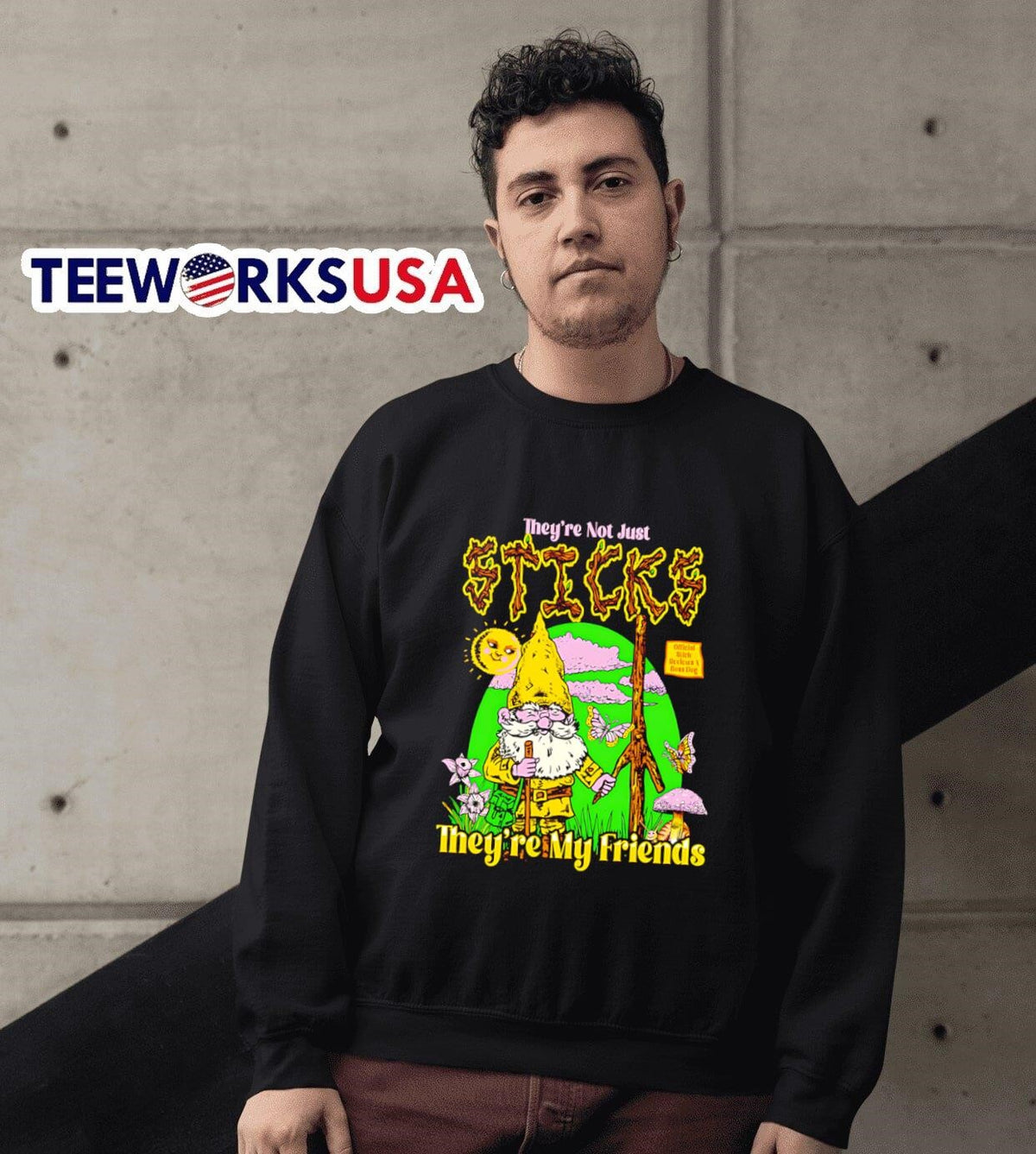 They're not just sticks my friends - Adult & Kids T-Shirts, Sweatshirts & Hoodies apparel design preview 6