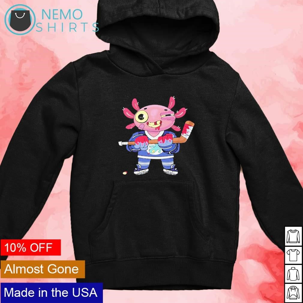 Sloppy hockey axolotl aftermath - Adult & Kids T-Shirts, Sweatshirts & Hoodies apparel design preview 4
