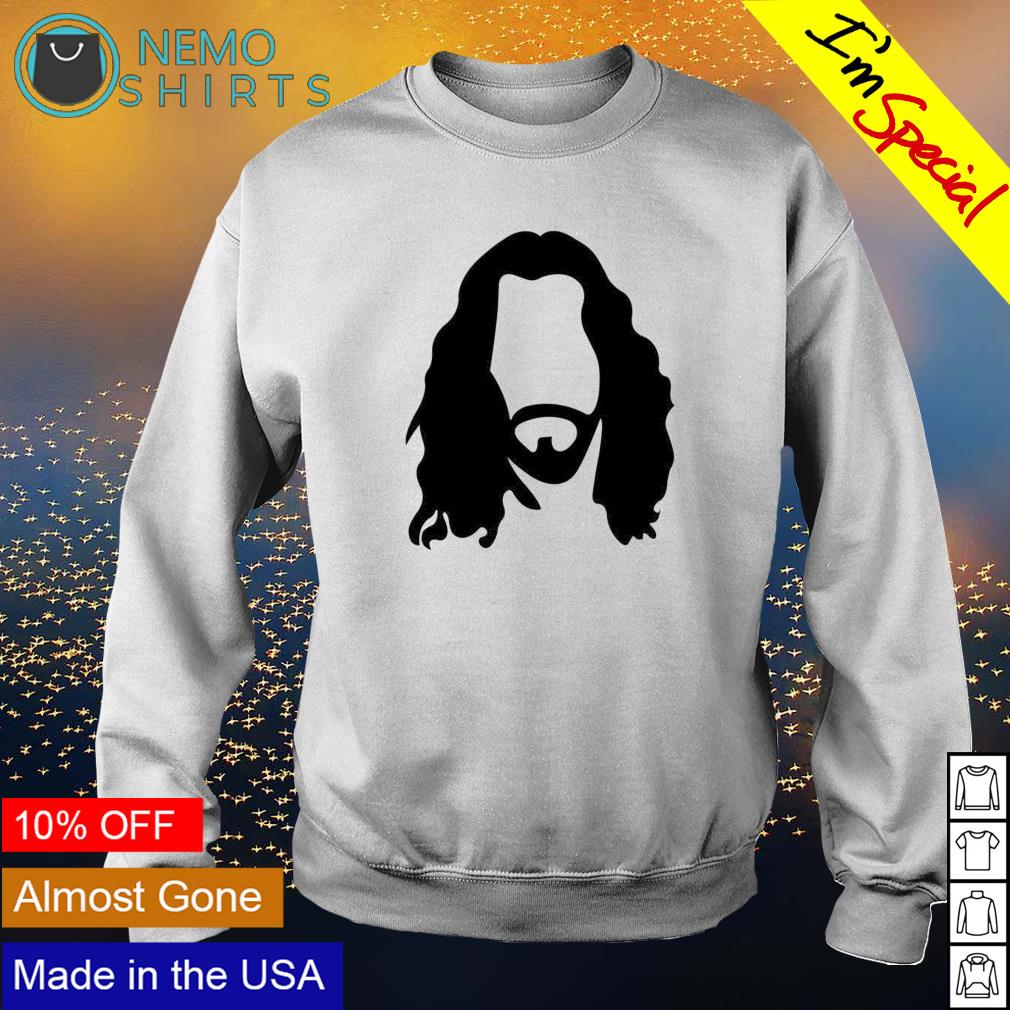 Chris Cornell face - Adult & Kids T-Shirts, Sweatshirts & Hoodies apparel design preview 4