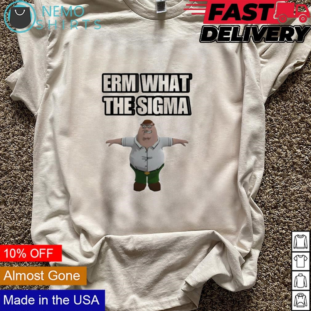 Erm what the sigma Cringey - Adult & Kids T-Shirts, Sweatshirts & Hoodies apparel design preview 5