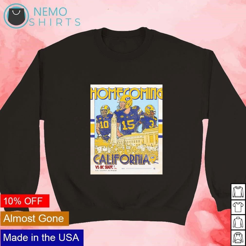 Homecoming California Golden Bears vs NC State - Adult & Kids T-Shirts, Sweatshirts & Hoodies apparel design preview 3