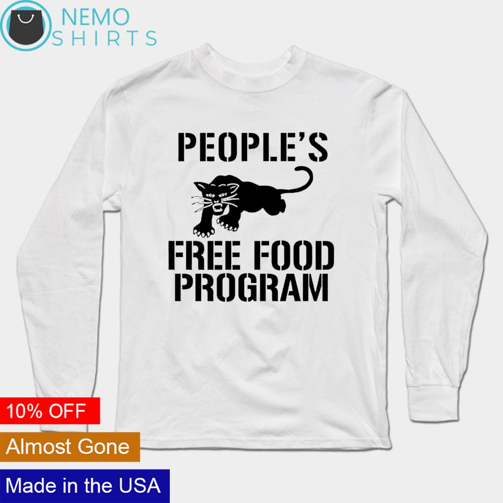 Panther people's free food program - Adult & Kids T-Shirts, Sweatshirts & Hoodies apparel design preview 3