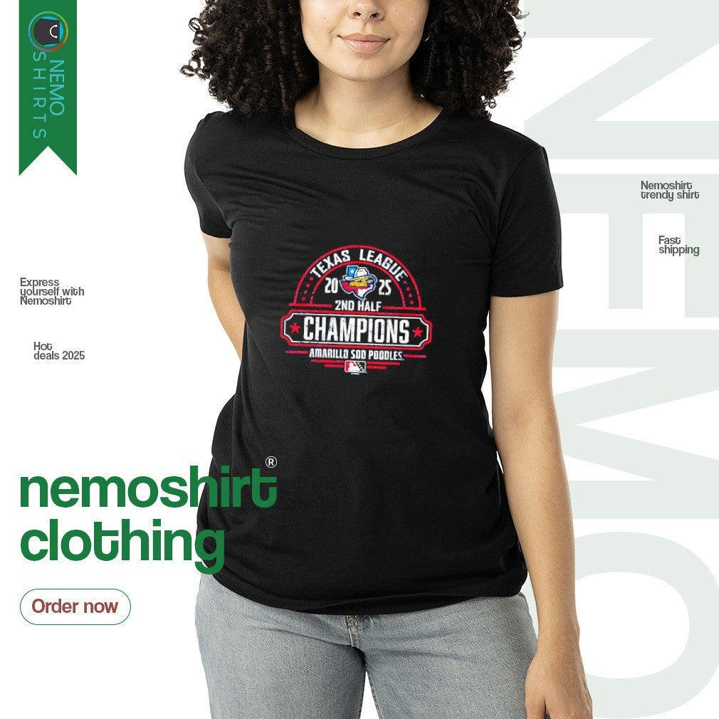 Amarillo Sod Poodles Texas league 2025 2nd half - Adult & Kids T-Shirts, Sweatshirts & Hoodies apparel design preview 3