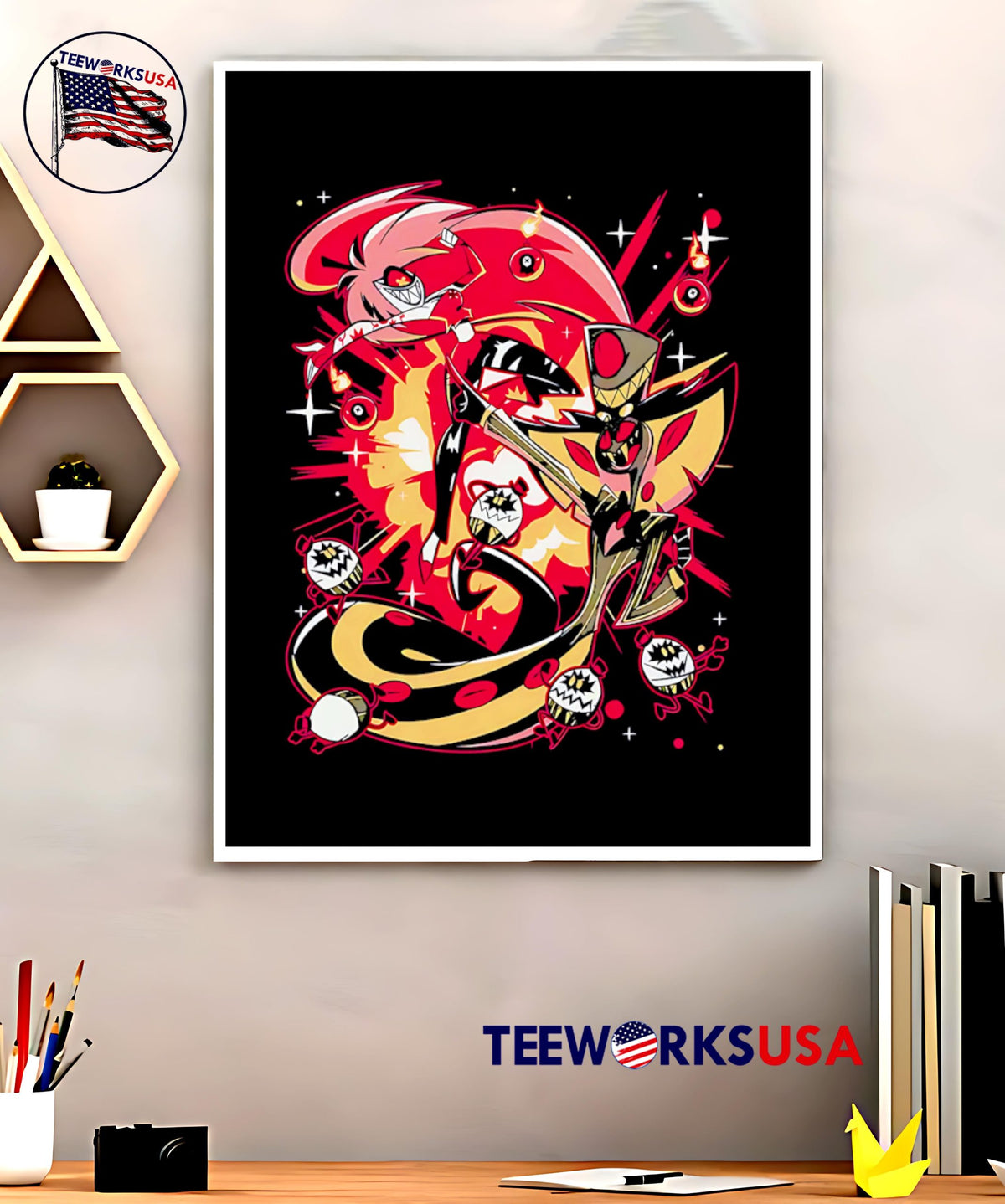 Hazbin Hotel Cherri Snake classic - Adult & Kids T-Shirts, Sweatshirts & Hoodies apparel design preview 5