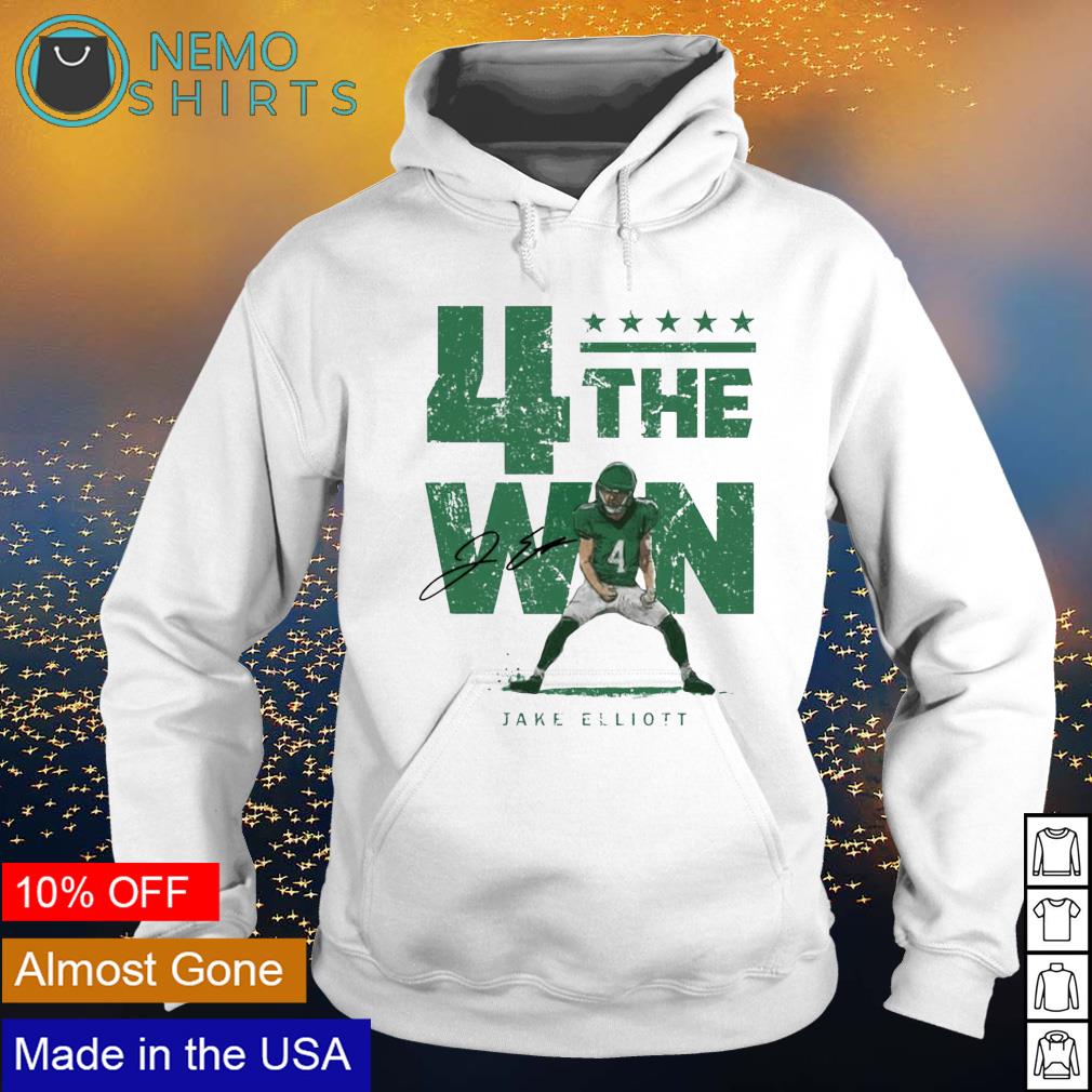 Jake Elliott 4 the win - Adult & Kids T-Shirts, Sweatshirts & Hoodies apparel design preview 2