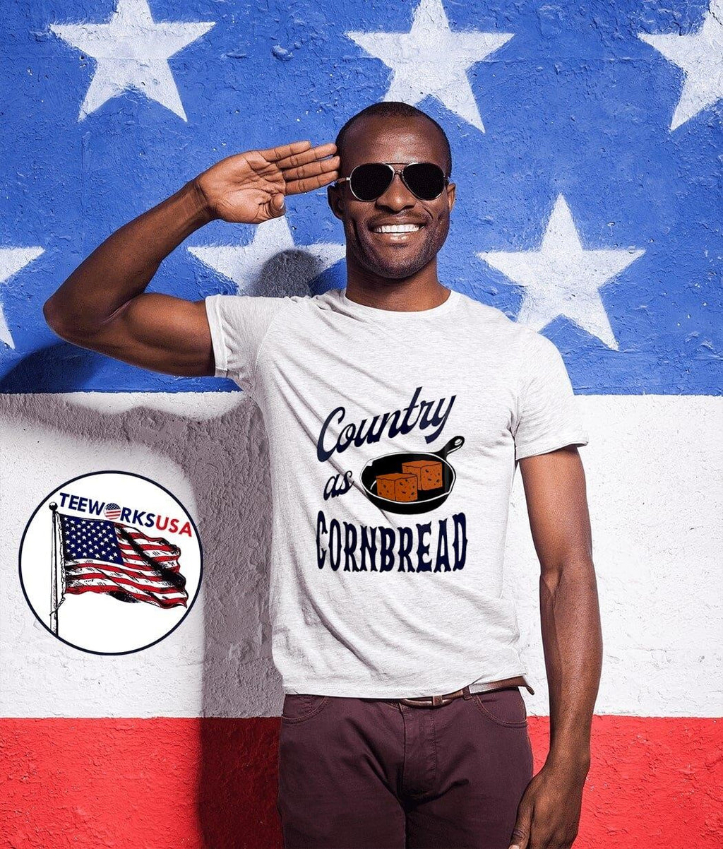 Country As Cornbread - Adult & Kids T-Shirts, Sweatshirts & Hoodies apparel design preview 1