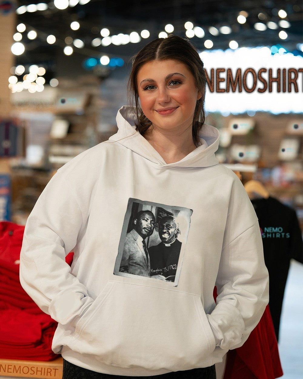 I Met Dr. King Martin Luther Jr. - Adult & Kids T-Shirts, Sweatshirts & Hoodies apparel design preview 3