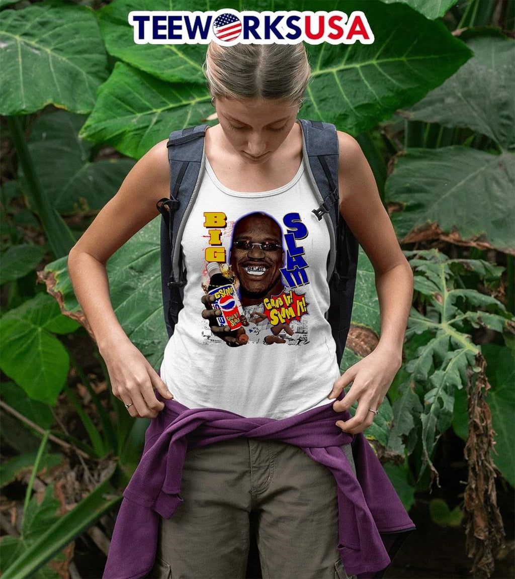 Big Slam Shaq Pepsi - Adult & Kids T-Shirts, Sweatshirts & Hoodies apparel design preview 5