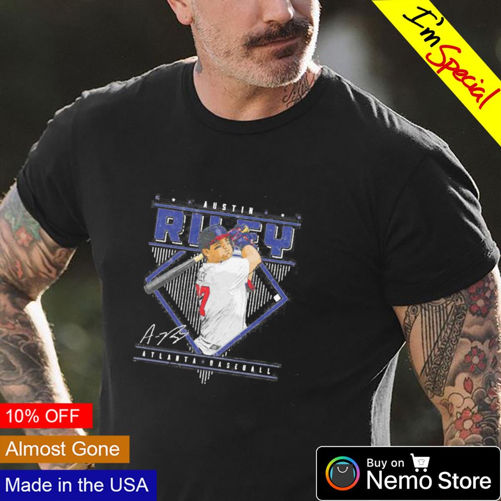 Austin Riley Atlanta Braves baseball diamond name - Adult & Kids T-Shirts, Sweatshirts & Hoodies apparel design preview 4
