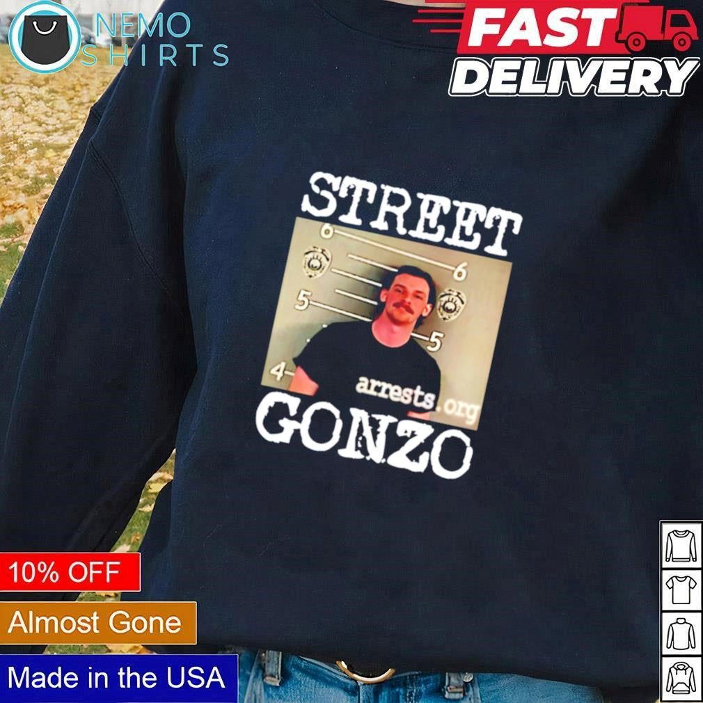 Street Gonzo mugshot - Adult & Kids T-Shirts, Sweatshirts & Hoodies apparel design preview 1