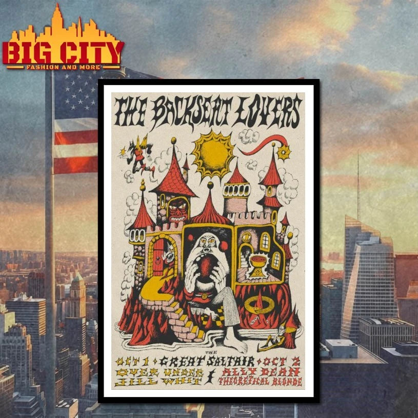 The Backseat Lovers Tour Magna, Utah 2025 Poster - Adult & Kids T-Shirts, Sweatshirts & Hoodies apparel design preview 4