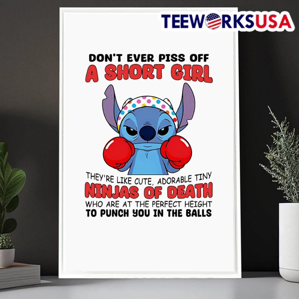 Don't Ever Piss Off A Short Girl They're Like Cute - Adult & Kids T-Shirts, Sweatshirts & Hoodies apparel design preview 6